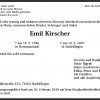 Kirscher Emil 1936-2010 Todesanzeige